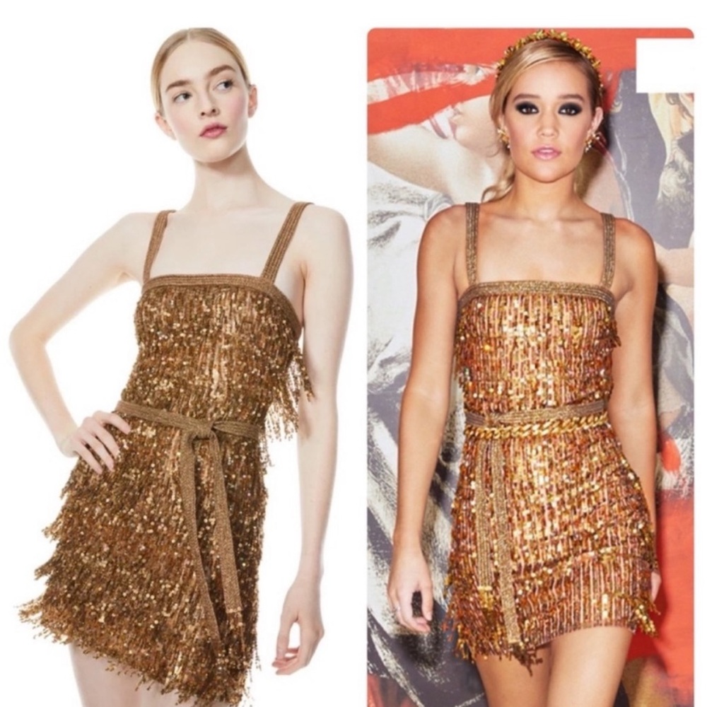 Alice + Olivia Sonja Sequin Mini Dress